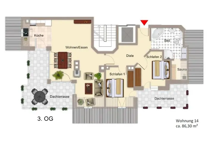 Apartamento Meeresrauschen 14 -